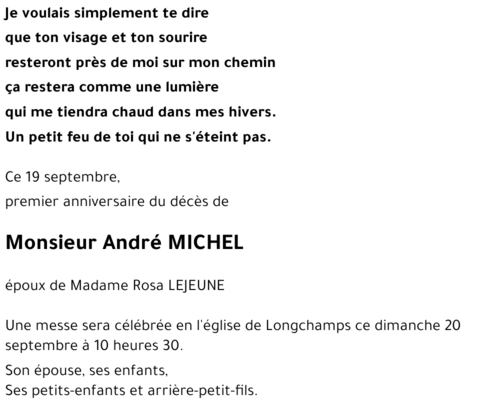 André MICHEL