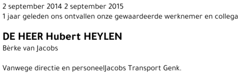 Hubert heylen