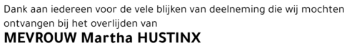 Martha Hustinx