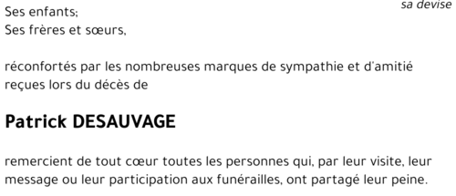 Patrick DESAUVAGE