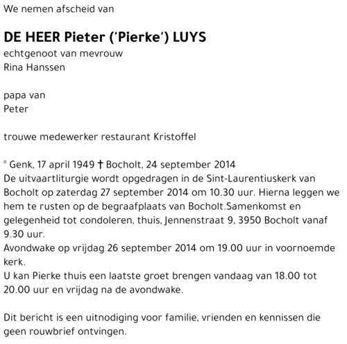 Pieter Luys