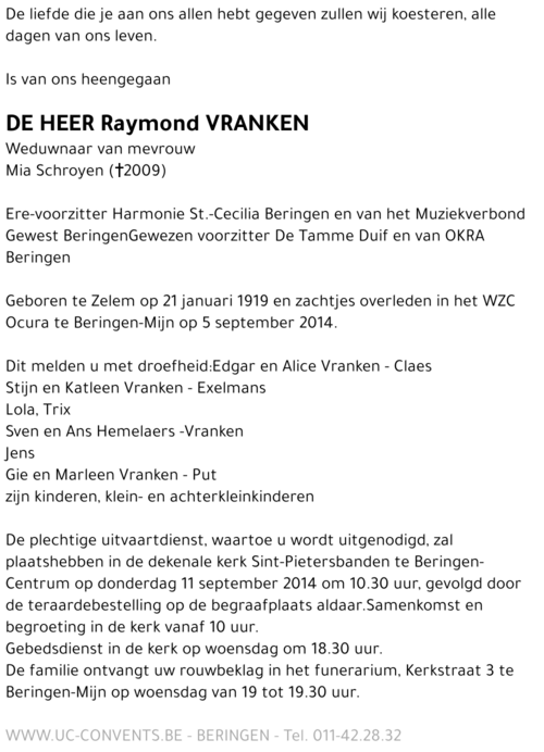 Raymond Vranken