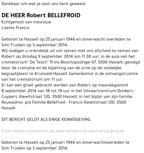 Robert Bellefroid