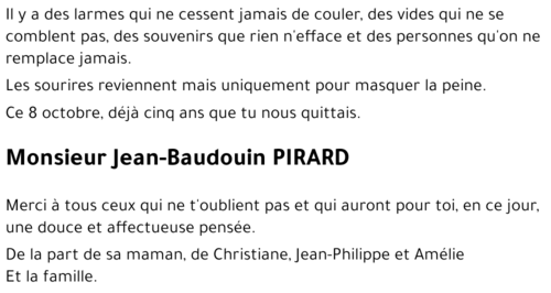 Jean-Baudouin PIRARD