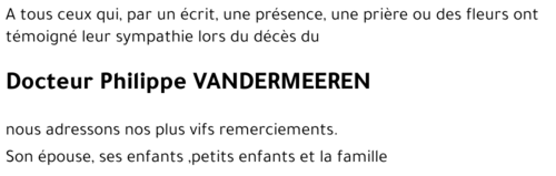 Philippe VANDERMEEREN