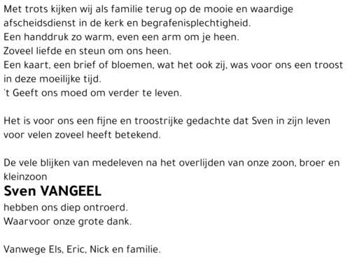 Sven Vangeel