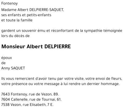 Albert DELPIERRE