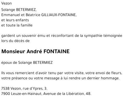André FONTAINE