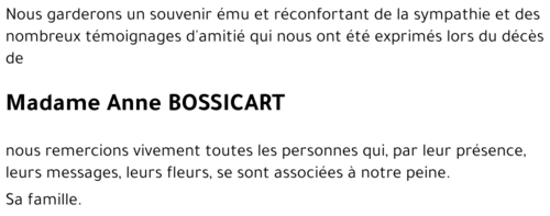 Anne BOSSICART