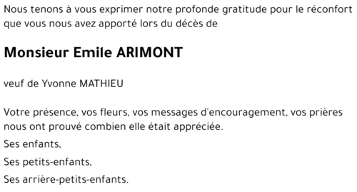 Emile ARIMONT