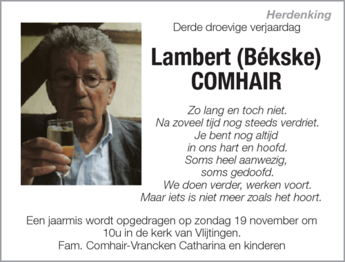 Lambert Comhair