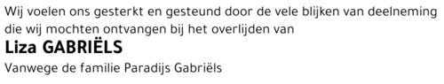 Liza Gabriëls