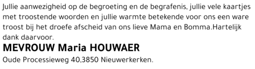 Maria Houwaer