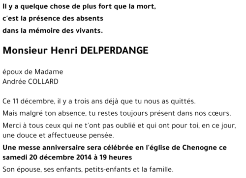 Henri DELPERDANGE