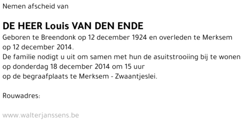 Louis Van den Ende
