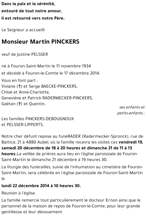 Martin PINCKERS
