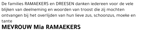 Mia RAMAEKERS
