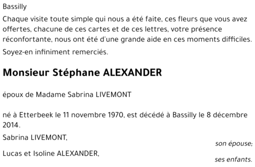 Stéphane ALEXANDER