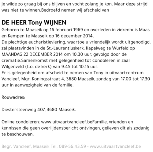 Tony Wijnen