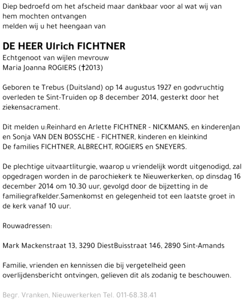 Ulrich Fichtner