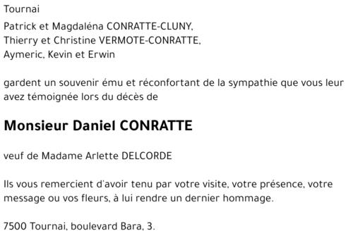 Daniel CONRATTE