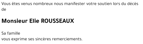 Elie ROUSSEAUX