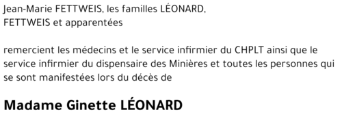 Ginette LEONARD