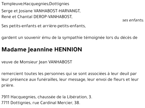 Jeannine HENNION