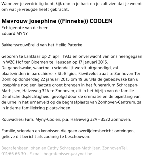Josephine Coolen