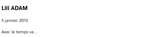Lili ADAM