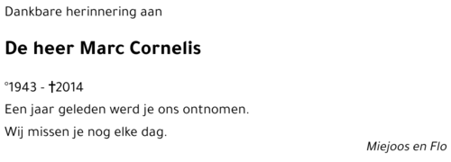 Marc Cornelis