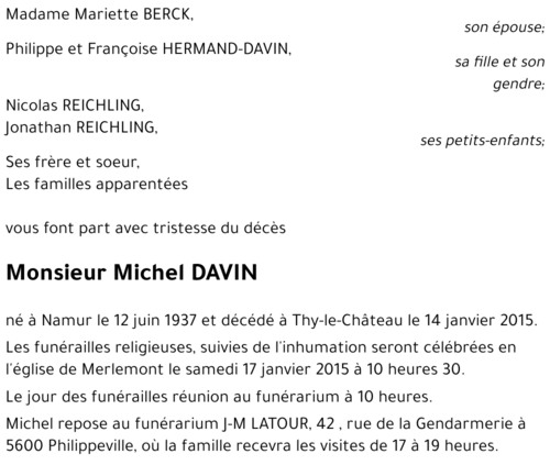 Michel DAVIN