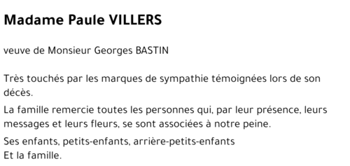Paule Villers