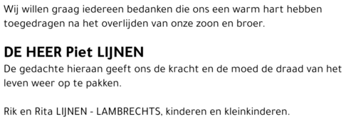 Piet LIJNEN