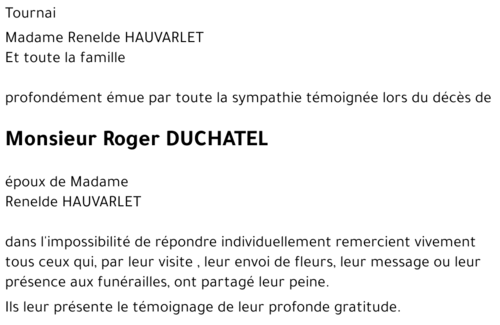 Roger duchatel