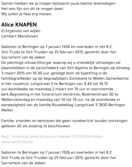 Alice Knapen