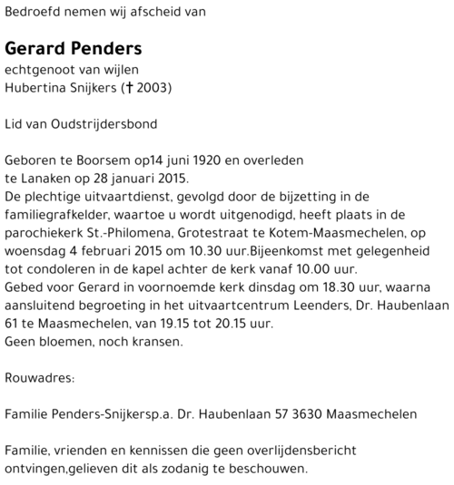 Gerard Penders