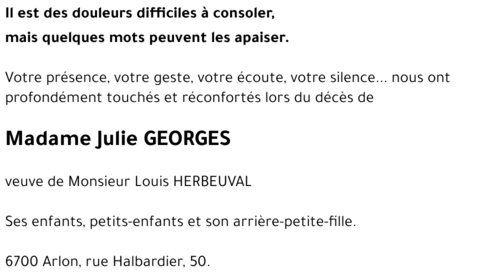 Julie GEORGES