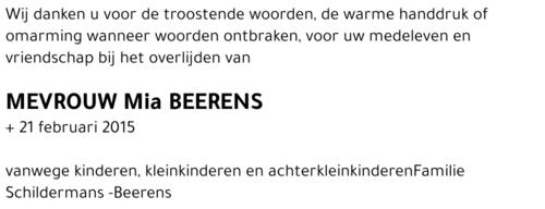 Mia Beerens