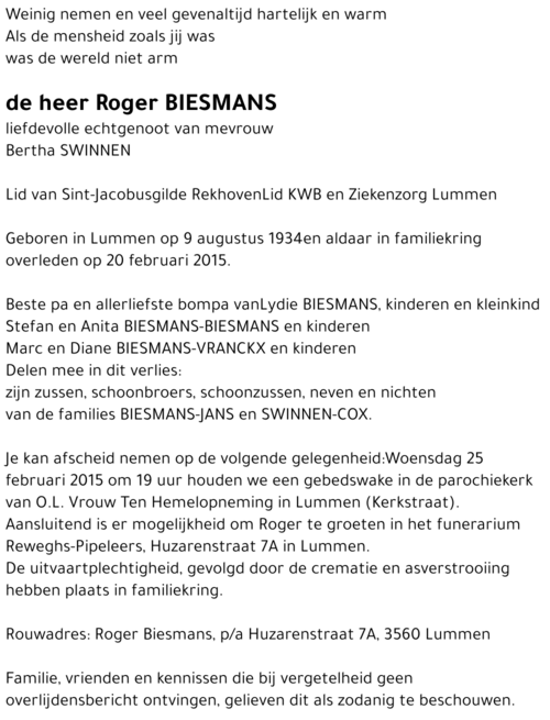 Roger Biesmans