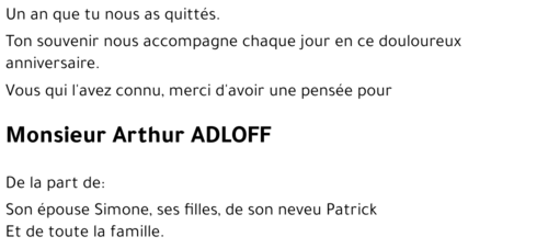 Arthur ADLOFF