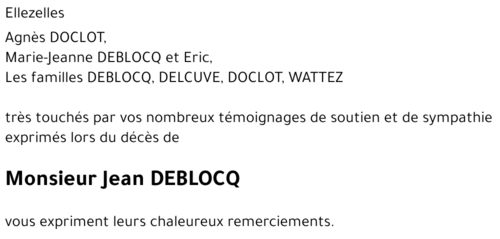 Jean DEBLOCQ