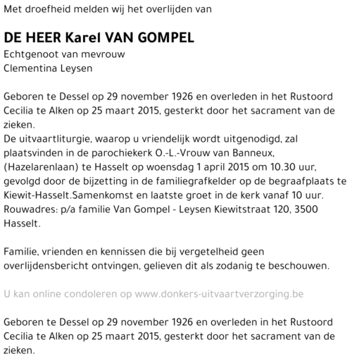 Karel Van Gompel
