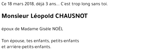 Léopold CHAUSNOT