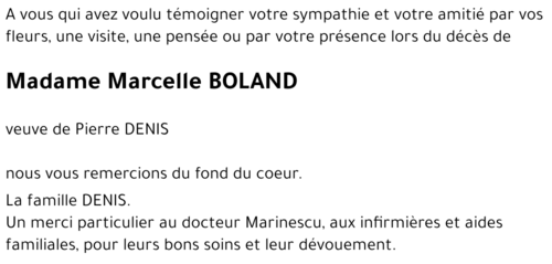 Marcelle BOLAND