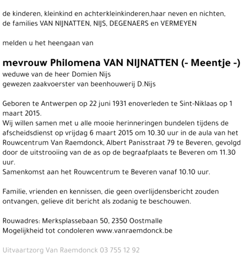 Philomena Van Nijnatten