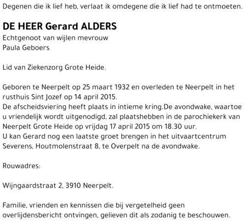 Gerard Alders