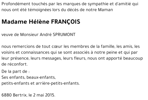 Hélène FRANÇOIS