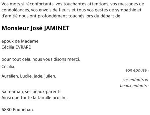 José JAMINET