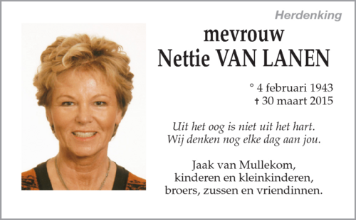Nettie Van Lanen